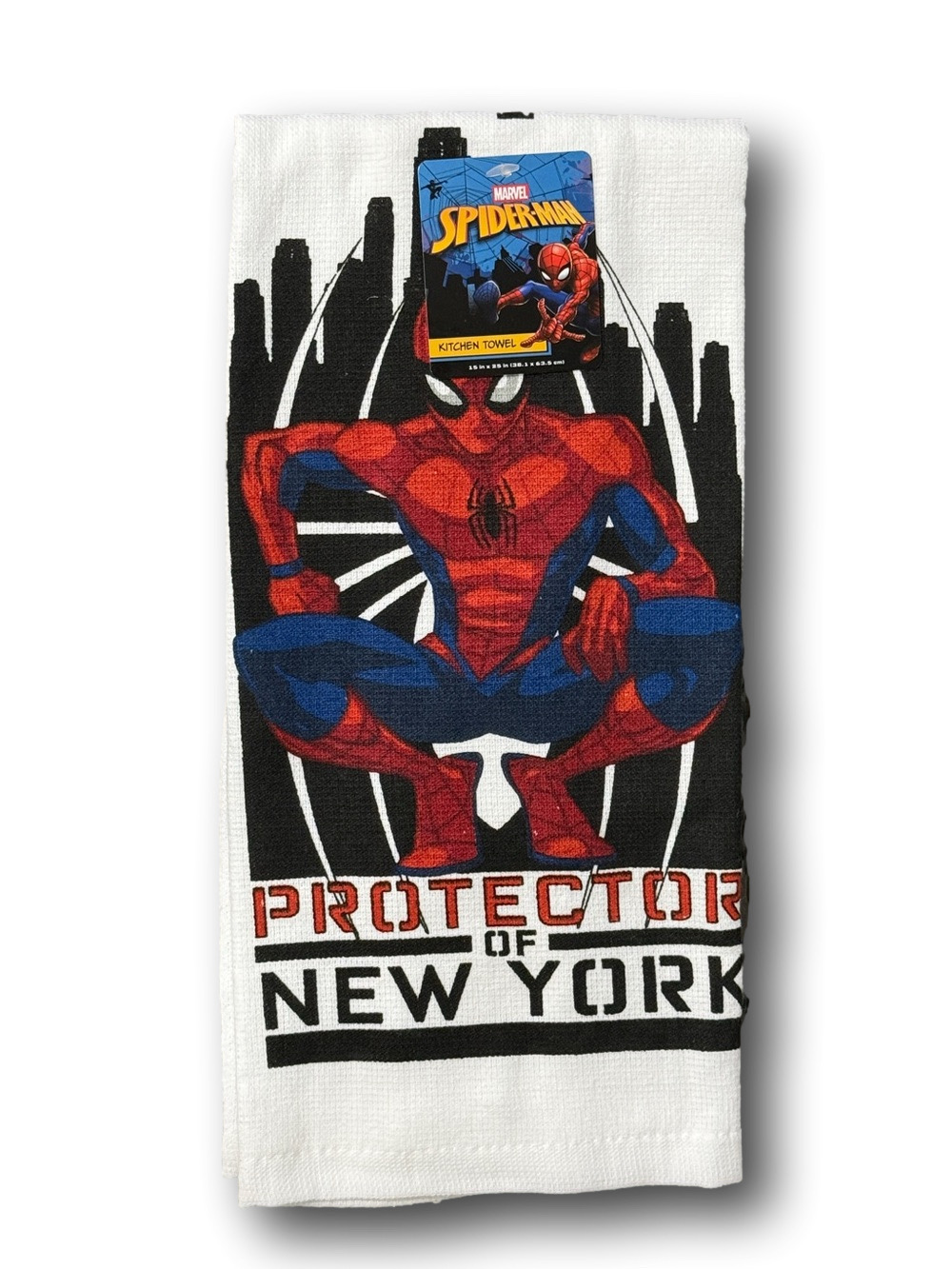 Spider-Man "Protector of New York" Kitchen Towel - NWT